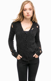 Кардиган на пуговицах с рваными деталями Diesel