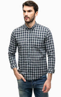 Рубашка в клетку с нагрудным карманом Barbour