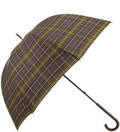 Зонт-трость с деревянной ручкой Barbour