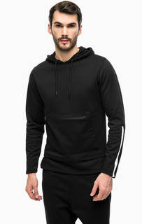 Черная толстовка с принтом на спине Jack & Jones