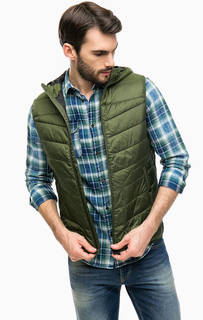 Дутый жилет с капюшоном Jack & Jones