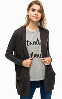 Серый кардиган без застежки Only