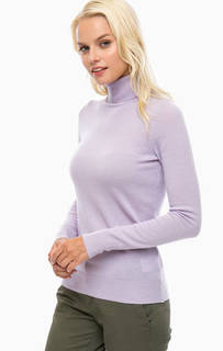 Сиреневая водолазка из шерсти United Colors of Benetton