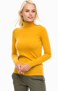 Желтая водолазка из шерсти United Colors of Benetton