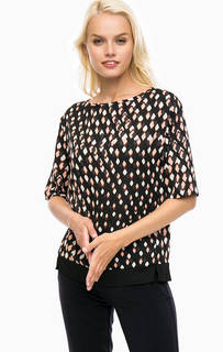 Разноцветная блуза с короткими рукавами United Colors of Benetton