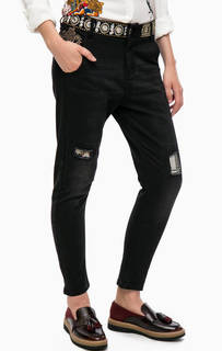 Джинсы бойфренд с низкой посадкой Desigual