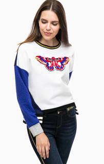 Свитшот с яркой вышивкой Desigual