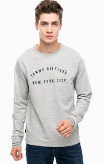 Серый хлопковый джемпер Tommy Hilfiger