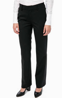 Черные брюки прямого кроя в классическом стиле Drykorn