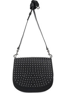 Сумка из гладкой кожи с металлическим декором Lancaster