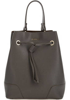 Маленькая кожаная сумка торба Furla