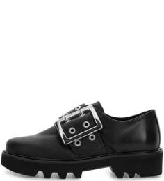 Кожаные полуботинки на грубой подошве Bronx