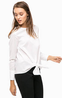 Белая блуза с застежкой на спинке Cinque