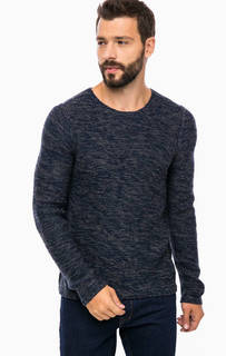 Синий джемпер с круглым вырезом Gaudi