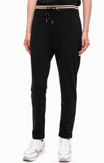 Черные хлопковые брюки джоггеры Liu Jo Sport