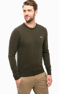 Шерстяной джемпер с круглым вырезом Lacoste