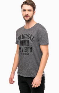 Футболка с круглым вырезом Tom Tailor Denim