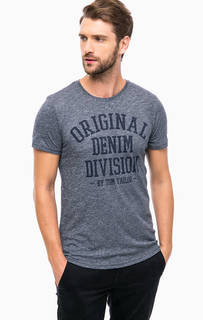 Футболка с круглым вырезом Tom Tailor Denim