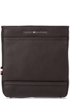 Коричневая сумка с одним отделом Tommy Hilfiger