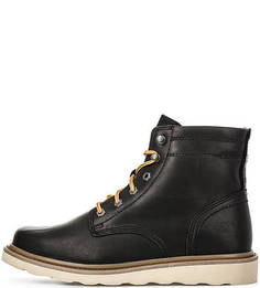 Кожаные ботинки с яркими шнурками Caterpillar