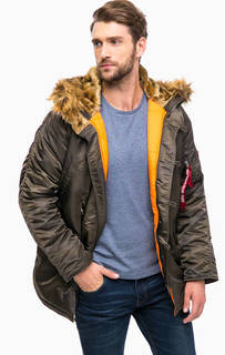 Куртка с камуфляжным принтом Alpha Industries