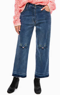 Синие джинсы с вышивкой Paul & Joe Sister