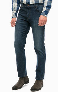 Синие джинсы прямого кроя Wrangler