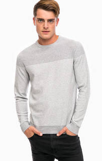 Серый джемпер в полоску Jack & Jones