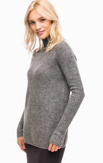 Серый джемпер с высоким воротом Only