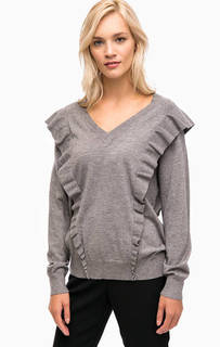 Серый трикотажный джемпер Selected