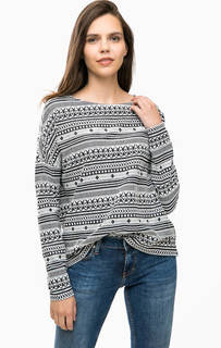 Свитшот свободного кроя с разрезами Mustang