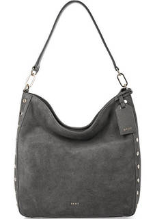 Замшевая сумка с длинной ручкой Dkny