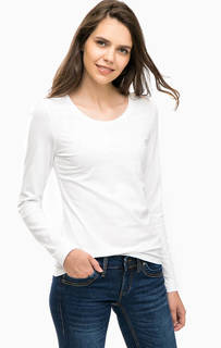 Хлопковая футболка с длинными рукавами Mustang