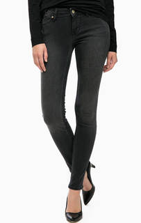 Серые джинсы с декоративными молниями Mustang