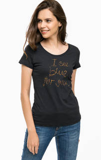 Хлопковая футболка с принтом Mustang