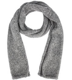 Серый вязаный шарф Canoe