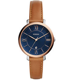 Часы с циферблатом синего цвета Fossil