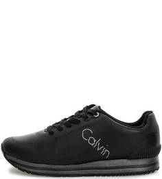 Черные кроссовки с вкладной стелькой Calvin Klein Jeans