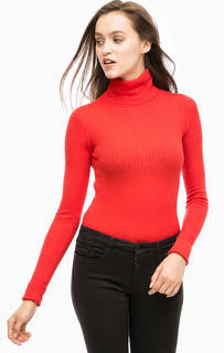 Красная трикотажная водолазка Calvin Klein Jeans