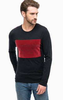 Хлопковая футболка с длинными рукавами Calvin Klein Jeans