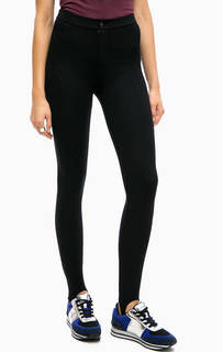 Зауженные трикотажные брюки с вышивкой Calvin Klein Jeans