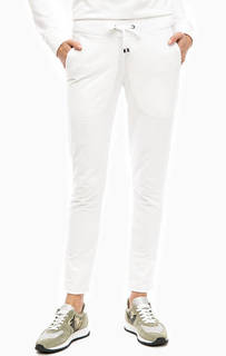 Белые брюки в спортивном стиле Juvia