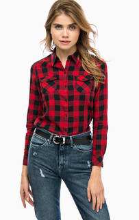 Рубашка в клетку с длинными рукавами Wrangler