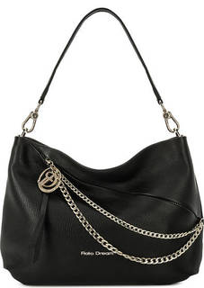 Черная сумка из мягкой кожи Fiato Dream