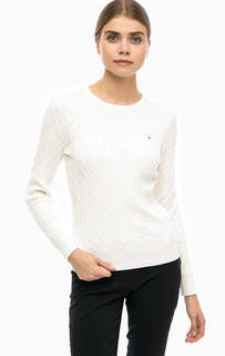 Хлопковый джемпер с косами Gant