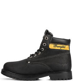 Черные ботинки из нубука Wrangler