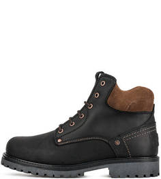 Утепленные кожаные ботинки Wrangler