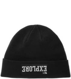 Шапка мелкой вязки с отворотом The North Face