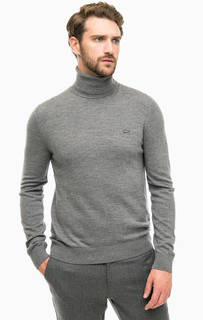 Серая водолазка из шерсти Lacoste