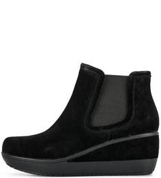 Замшевые полусапоги челси Clarks